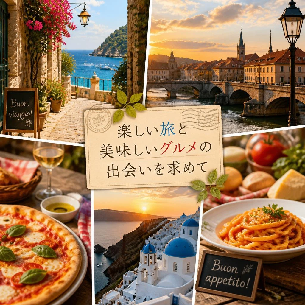 楽しい旅と美味しいグルメの出会いを求めて